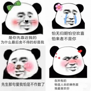 熊猫头撩妹撩汉情话
