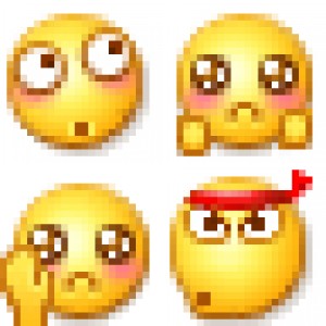 复古动态小黄脸 emoji 表情包