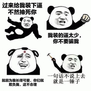熊猫头搞笑表情包