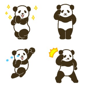 熊猫动作表情包