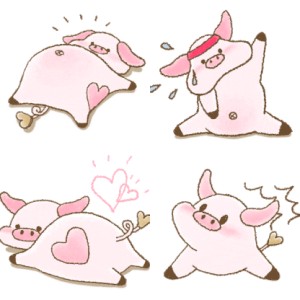 炸一波可爱粉色小猪猪