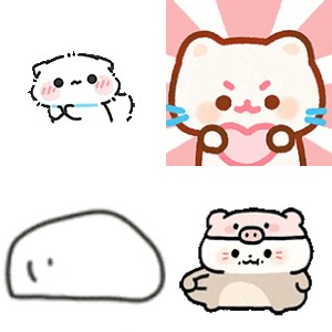 ๑微笑是我装的 | ๑软萌表情包꒰