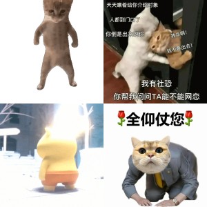 《客服1号很不高兴为您服务》,尽显无奈烦躁的可爱客服表情包 Doro表情包:行行好吧,我玩抽象的表情包图片gif动图 - 求表情网,斗图从此不求人!