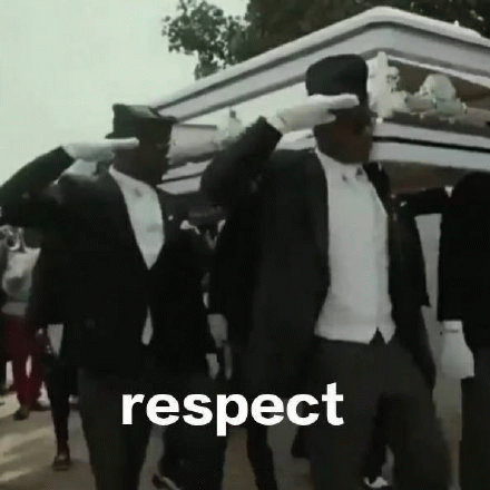 respect (黑人抬棺表情包)