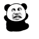 生气 超大霸屏熊猫头表情包