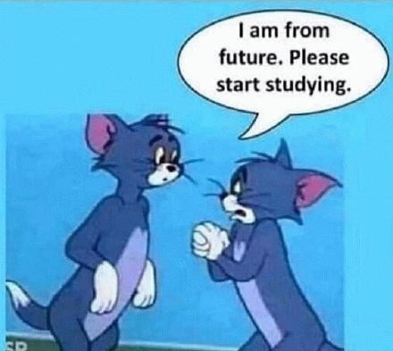 猫和老鼠汤姆猫：I am from future. Please start studying.