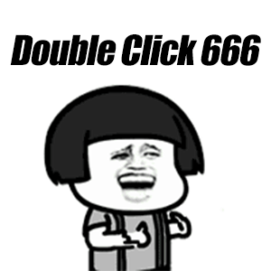 Double click 666(老铁,双击666) 滑稽蘑菇头表情包,配文Double Click 666超搞笑表情包图片gif动图 - 求 ...