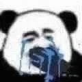 熊猫头泪流表情包