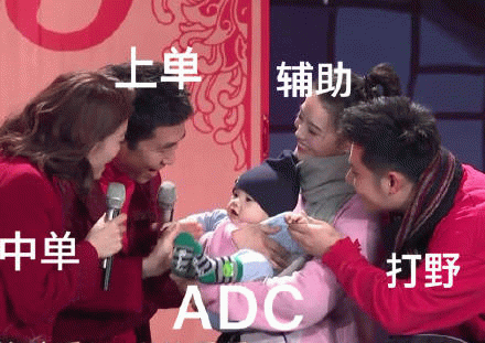 中单 上单 辅助 打野 ADC