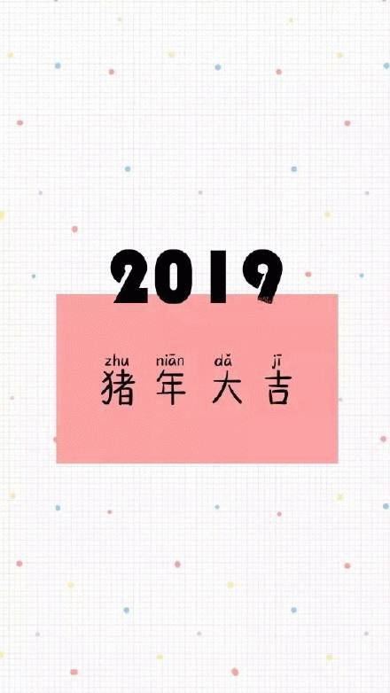 2019猪年大吉