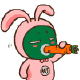 吃萝卜（兔子）