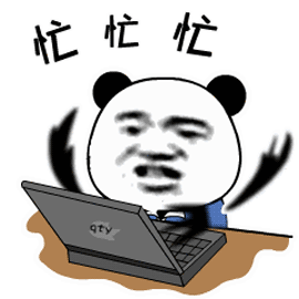 黑脸熊猫 黑脸熊猫坐在电脑前飞速打字忙忙忙