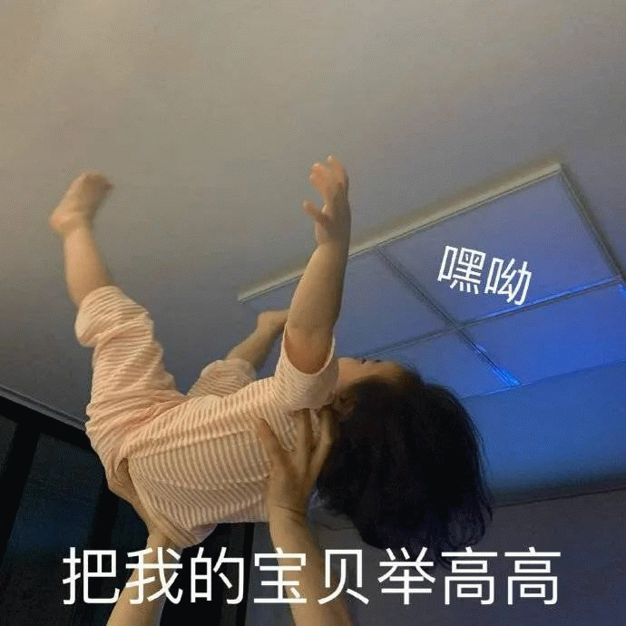 把我的宝贝举高高 嘿呦,把我的宝贝举高高,可爱萌娃欢乐倒悬瞬间表情包图片gif动图 - 求表情网,斗图从此不求人!