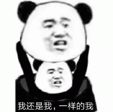 熊猫头举大熊猫头表情包 我还是我,一样的我 熊猫头沙雕表情包 我就是我不一样的烟火