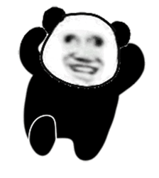 熊猫人手舞足蹈