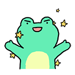 可爱青蛙 可爱青蛙开心旋转接星星
