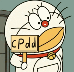 哆啦A梦举着手牌 CPdd