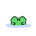 绿色小青蛙开心玩水