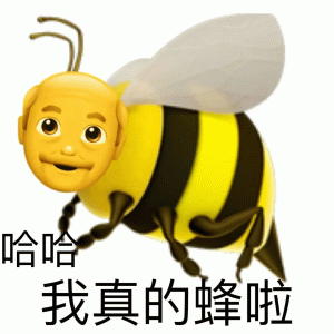 哈哈 我真的蜂啦