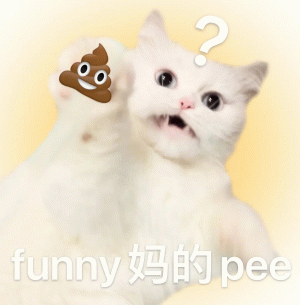 可爱纯欲猫咪funny妈的pee