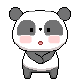 可爱卡通小熊猫GIF