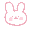 粉色兔子晃耳朵表情包