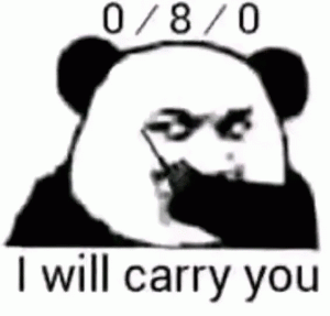 熊猫头0/8/0 I will carry you表情包