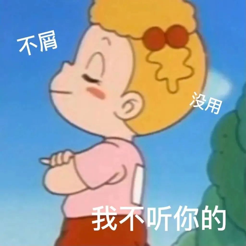 小优不屑 没用 我不听你的表情包 傲娇小孩表情:不屑没用,我不听你的,尽显任性姿态表情包图片gif动图 - 求表情网,斗图从此不求人!