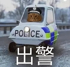 搞笑猫咪警长POLICE 出警