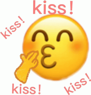 小黄脸kiss kiss! kiss! kiss!表情包