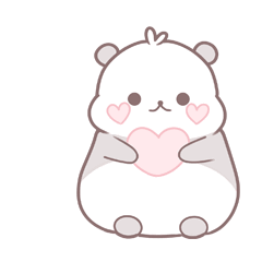 小熊猫爱你表情包