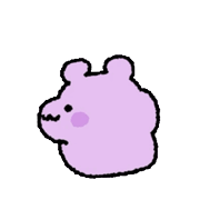 紫色动态仓鼠小表情包