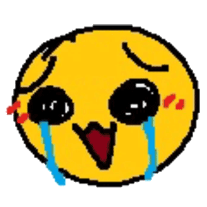 喜极而泣惹抽象版大眼睛黄脸emoji表情包 黄色圆脸大哭表情包,眼泪汪汪尽显委屈可怜表情包图片gif动图 - 求表情网,斗图从此不求人!
