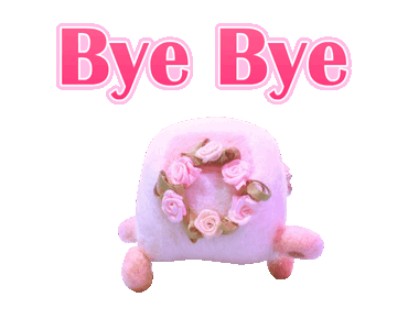 Bye Bye毛毡玩偶表情 各种各样的毛毡玩偶小车动图表情 可爱毛绒玩具配上“Bye Bye”字样，超萌告别表情包表情包图片gif动图 - 求 ...