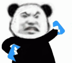 经典熊猫头表情包  手撕飞书