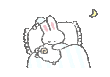 动态兔子睡觉