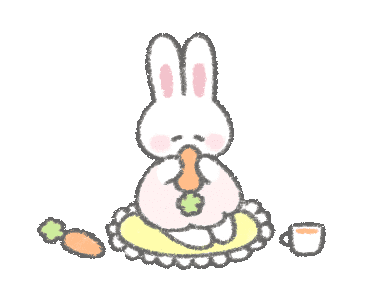 动态兔子吃胡萝卜