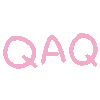 彩色动态文字表情包QAQ表情包