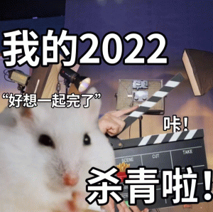 我的2022 好想一起完了” 咔！ 杀清啦！ 鼠鼠表情包
