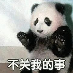 超可爱的熊猫表情包 不关我的事 超可爱的熊猫表情包