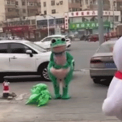 青蛙人偶表情包