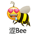 狗Bee菜Bee蜜蜂谐音梗表情包