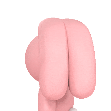 粉红兔子3D动态表情包