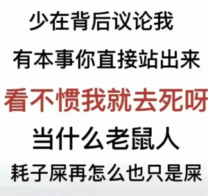 实用冷门发疯文字表情包