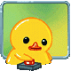 黄色小鸭子可爱动态小表情包