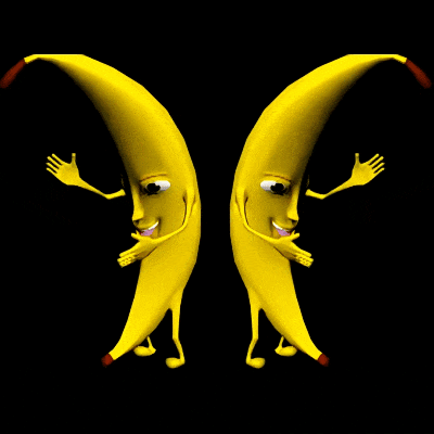 香蕉跳舞动态表情包