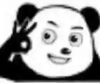 熊猫头比出“ok”手势，一脸憨笑，尽显可爱俏皮 想要爱情，不想吃苦 | 表情包来袭 可爱熊猫比出OK手势，表情俏皮超萌超有趣