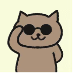 戴着墨镜的卡通猫敬礼，可爱又耍酷的表情萌翻了 表情包｜臣妾热疯了啊表情包图片gif动图 - 求表情网,斗图从此不求人!