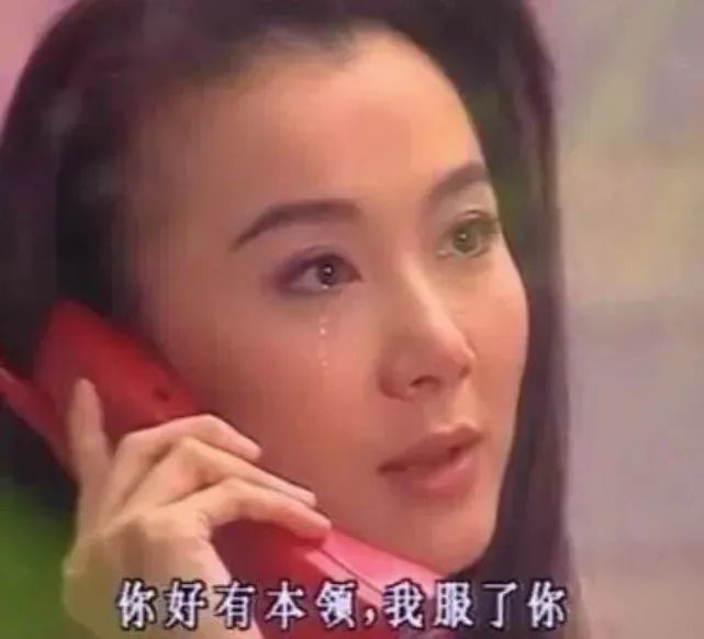 含泪打电话的女子,配文“你好有本领,我服了你” 表情包|真服了你个老六表情包图片gif动图 - 求表情网,斗图从此不求人!