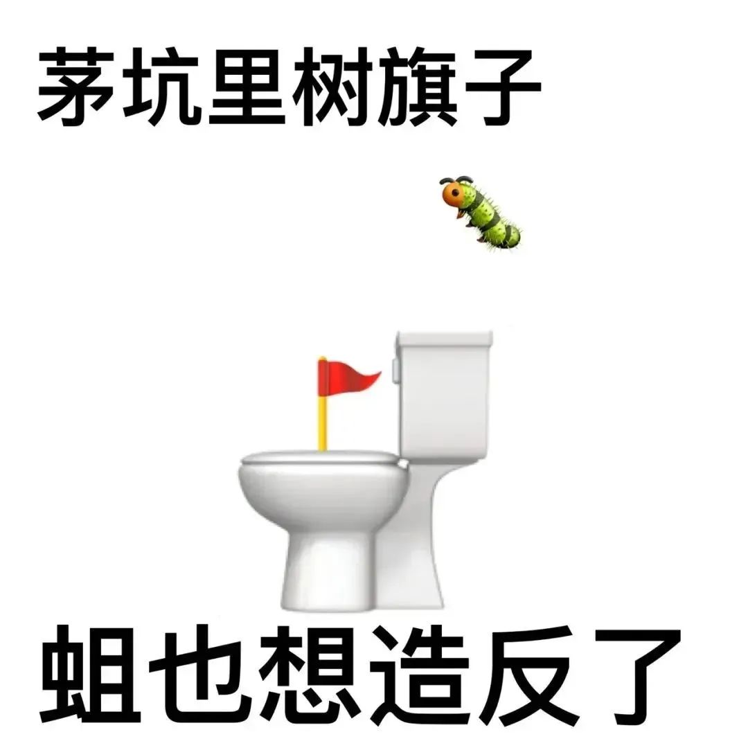 《茅坑里树旗子,蛆也想造反了——搞笑又带点“叛逆”的趣味表情包》 阴阳怪气歇后语谐音梗表情包表情包图片gif动图 - 求表情网,斗图从此不求人!